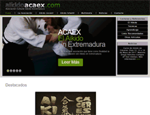 Tablet Screenshot of aikidoacaex.com